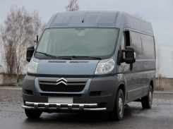 Передня дуга ST015 (нерж.) для Fiat Ducato 2006+ та 