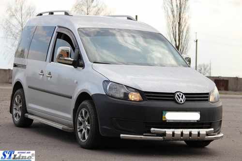 Передній вус Shark ST015 (нерж) для Volkswagen Caddy 2010-2015