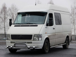Передняя защита ST020 (нерж) для Volkswagen LT 1998+ гг