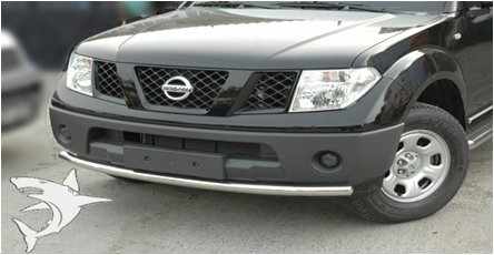 Передній захист ST008-1 (нерж) для Nissan Pathfinder R51 2005-2014
