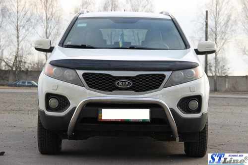 Кенгурятник WT007 (нерж.) для Kia Sorento XM 2009-2014