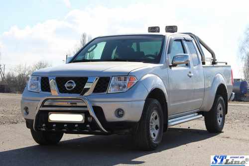 Кенгурятник WT003 (нерж) для Nissan Pathfinder R51 2005-2014