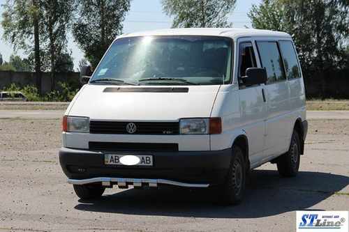 Нижня губа з грилем ST010 (нерж) 51мм для Volkswagen T4 Caravelle/Multivan