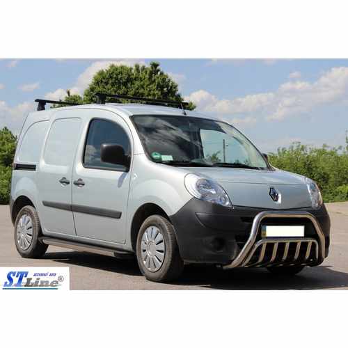 Кенгурятник WT002 (нерж.) для Renault Kangoo 2008-2020 
