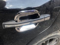 Накладки під ручки (4 шт, нерж) для Mercedes E-сlass W124 1984-1997 рр