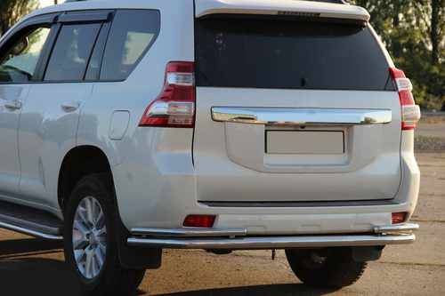 Задня дуга AK005-2 (нерж) для Toyota Land Cruiser Prado 150