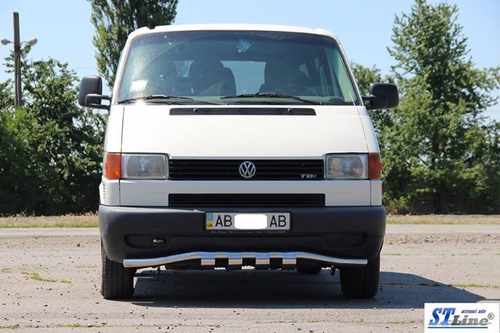 Нижня губа з грилем ST010 (нерж) 60мм для Volkswagen T4 Caravelle/Multivan