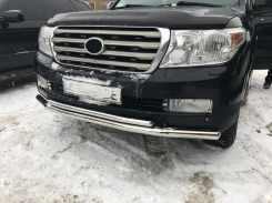Передня дуга ST014 (нерж.) 60мм на 42мм для Toyota Land Cruiser 200 2007-2015 