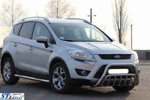 Кенгурятник WT002 (нерж.) для Ford Kuga 2008-2013 