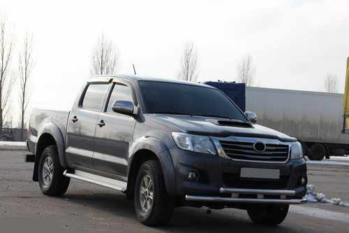 Передній захист ST014 (нерж.) для Toyota Hilux 2006-2015 