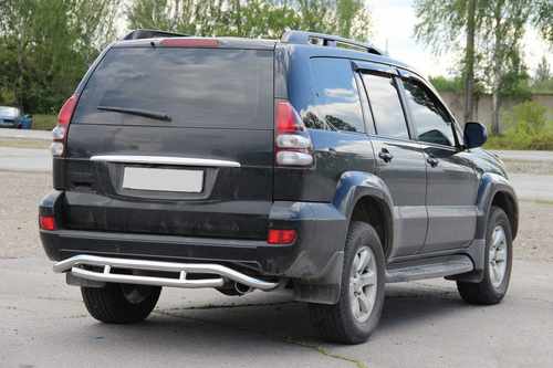 Задній захист AK008-1 для Toyota Land Cruiser Prado 120