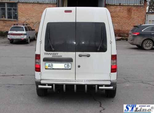 Задня дуга AK-design (нерж.) для Ford Connect 2006-2009 рр