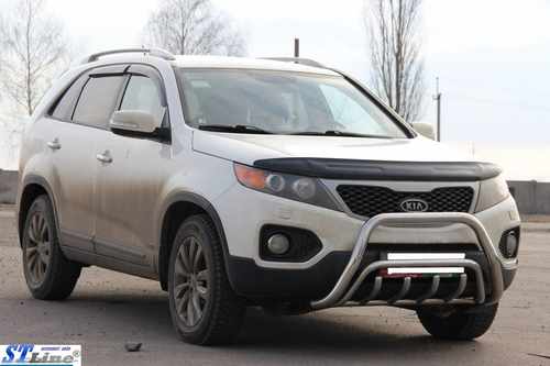 Кенгурятник WT002/2 (нерж.) для Kia Sorento XM 2009-2014