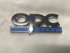 Opel Металевий шильдик OPC Line (Хром)