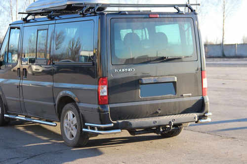 Задній захист AK002 (нерж.) для Ford Transit 2000-2014 рр