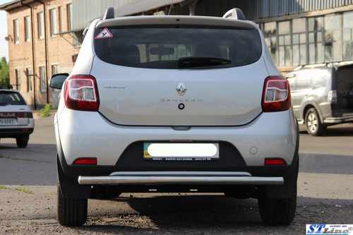 Задня дуга AK002 (нерж) для Renault Sandero 2013-2022 рр