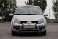 Кенгурятник WT004 (нерж.) для Renault Scenic/Grand 2003-2009