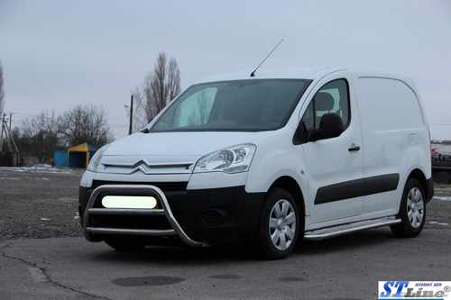Кенгурятник WT022 (нерж.) для Peugeot Partner Tepee 2008-2018рр
