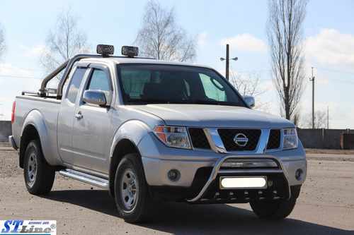 Кенгурятник WT003 (нерж) для Nissan Pathfinder R51 2005-2014