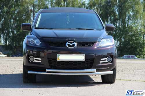 Передній захист ST014 (нерж.) для Mazda CX-7 2006-2012