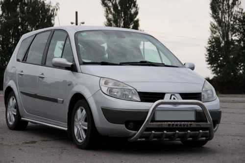Кенгурятник WT004 (нерж.) для Renault Scenic/Grand 2003-2009 