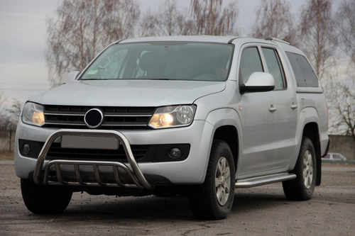 Кенгурятник WT003 (нерж) для Volkswagen Amarok 2010-2022 