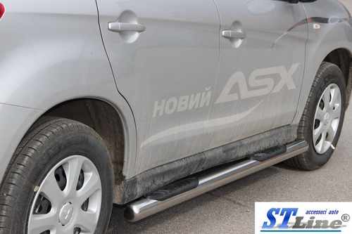 Бічні труби BB002 (2 шт., нерж.) для Mitsubishi Eclipse Cross