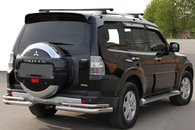 Задня дуга AK003 Подвійний (нерж.) для Mitsubishi Pajero Wagon IV