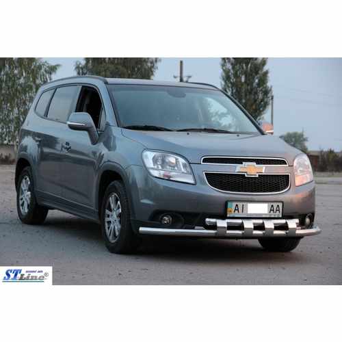Передній захист ST015 (нерж) для Chevrolet Orlando 2010+ 