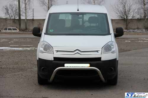 Кенгурятник WT007 (нерж.) для Citroen Berlingo 2008-2018 
