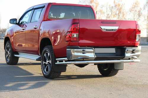 Задня дуга AK005-2 (нерж.) для Toyota Hilux 2015-2024 рр