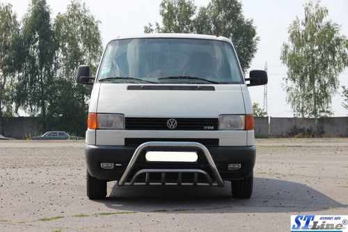 Кенгурятник WT002 (нерж) для Volkswagen T4