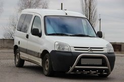 Кенгурятник WT003 (нерж.) 51 мм для Peugeot Partner 1996-2008 років