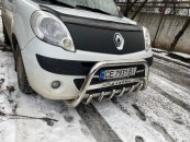 Кенгурятник WT003/004 (нерж.) без напису, 51 мм для Renault Kangoo 2008-2020 