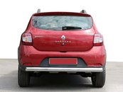 Задня дуга AK002 (нерж) для Dacia Sandero 2013-2020 рр