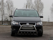 Кенгурятник WT003 (нерж) 51 мм, без напису для Volkswagen Touran 2003-2010 