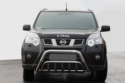 Передняя защита WT002 (нерж) для Nissan X-trail T31 2007-2014
