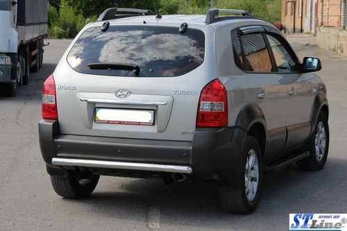 Задня дуга AK002 (нерж.) для Hyundai Tucson JM 2004-2024 рр