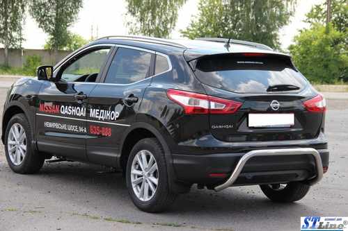 Задня дуга AK007-1 (нерж) для Nissan Qashqai 2014-2021рр