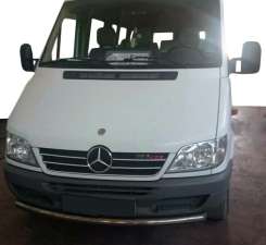 Передній ус ST008 (нерж.) для Mercedes Sprinter 1995-2006 