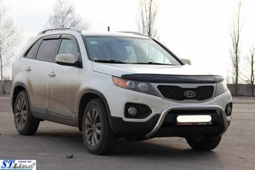 Кенгурятник WT007 (нерж.) для Kia Sorento XM 2009-2014