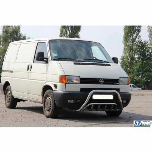 Кенгурятник WT002 (нерж) для Volkswagen T4