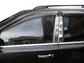 Хром на дверні стійки (8 шт, нерж) для Kia Sorento XM 2009-2014рр.