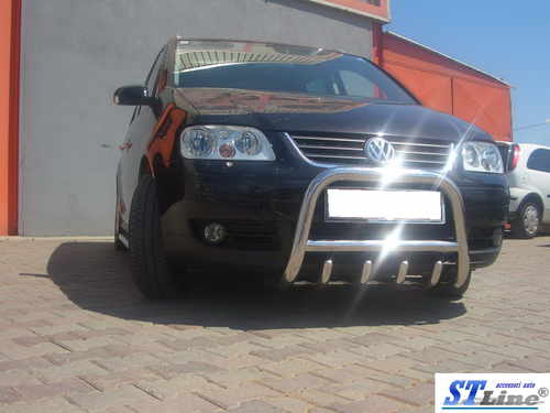 Кенгурятник QT006 (нерж) для SsangYong Rexton I 2001-2017 рр
