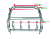 Кенгурятник QT006 (нерж.) для Nissan X-trail T30 2002-2007рр