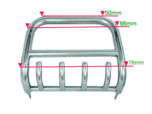 Кенгурятник QT006 (нерж.) для Nissan X-trail T30 2002-2007рр