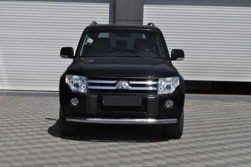 Передній захист ST008 (нерж.) для Mitsubishi Pajero Wagon III