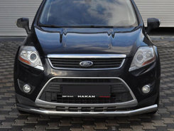 Передняя защита ST008 (нерж.) для Ford Kuga 2008-2013