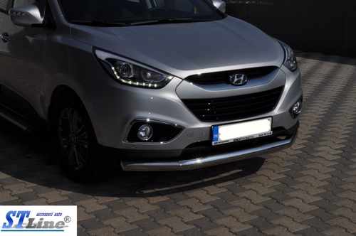 Передня дуга ST008 (нерж.) для Hyundai IX-35 2010-2015