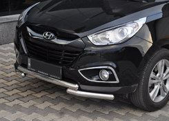 Передня дуга ST014-1 (нерж.) для Hyundai IX-35 2010-2015